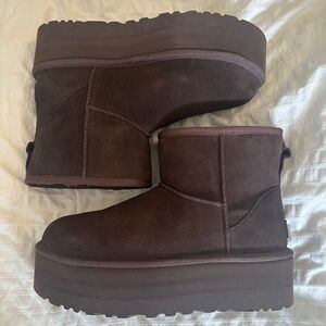 Ugg Classic Platform Mini Dark Cedar Size 9